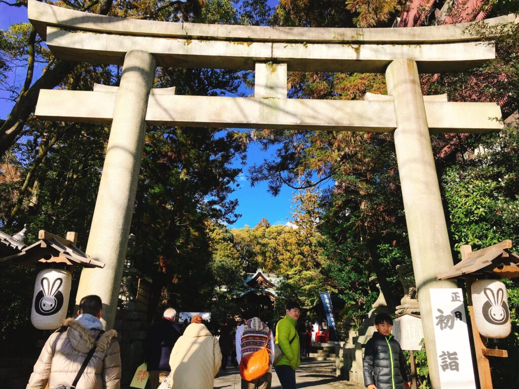 岡崎神社初詣