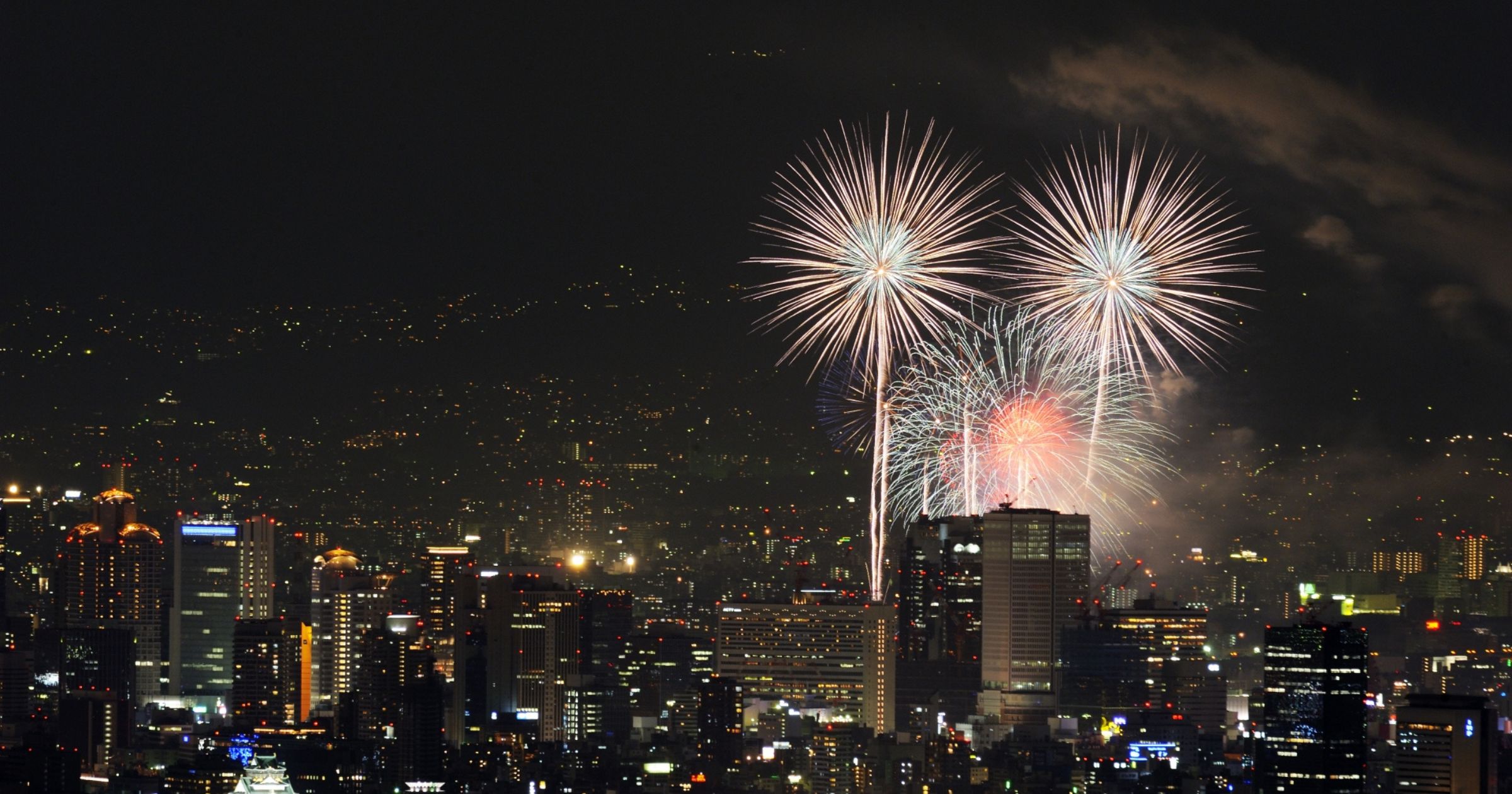 大阪天神祭花火